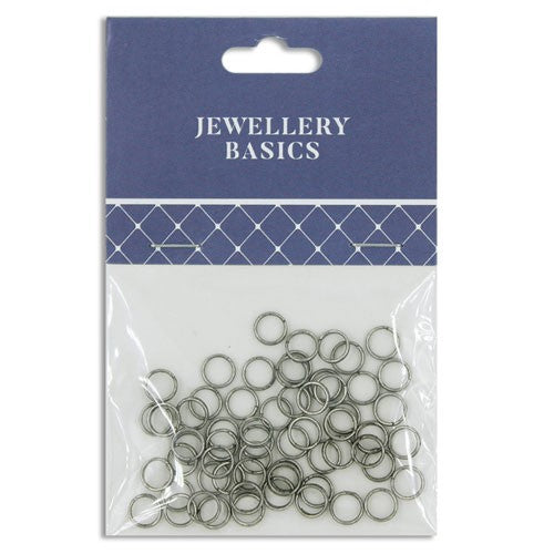 Split Ring 6mm Antq Silver 60pcs