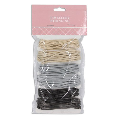 Silk Rope Cord Grey Black 6x2m 12m