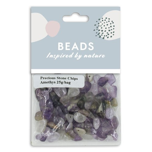 Precious Stone Chips 25g Amethyst