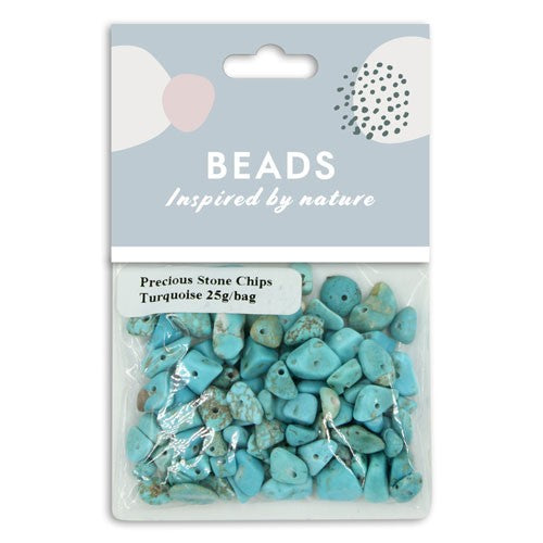 PRECIOUS STONE CHIPS 25G TURQUOISE
