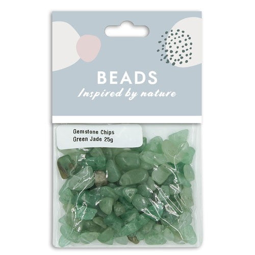 Gemstone Chips 25g Green Jade