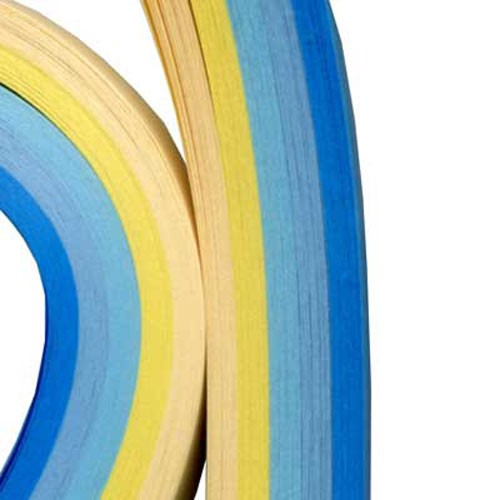 Paper Quilling 9mm Blue Shades