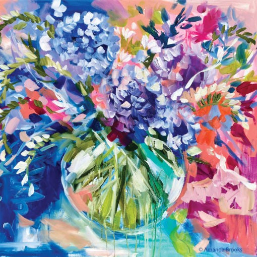 Coaster - Freesia And Hydrangea