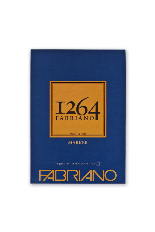 FABRIANO 1264 MARKER PAD 70GSM A4 100 SHTS