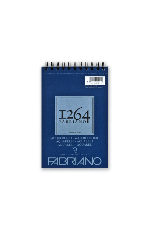 Fabriano 1264 Wc 25Pct Cotton Spiral Cp 300Gsm A5 20 Shts
