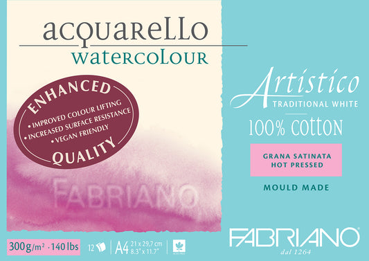 Fabriano Artistico Wc Enhanced 300Gsm A4 Smooth Tw