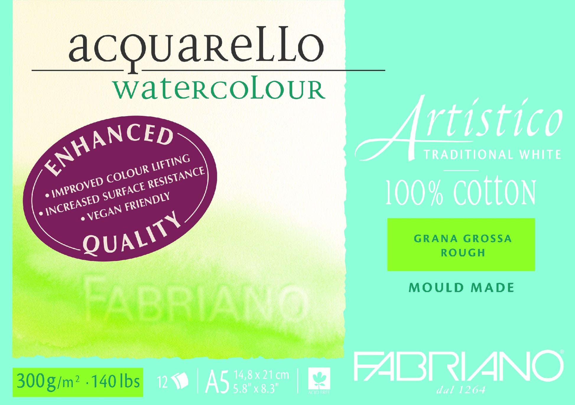 Fabriano Artistico Wc Enhanced 300Gsm A5 Rough Tw