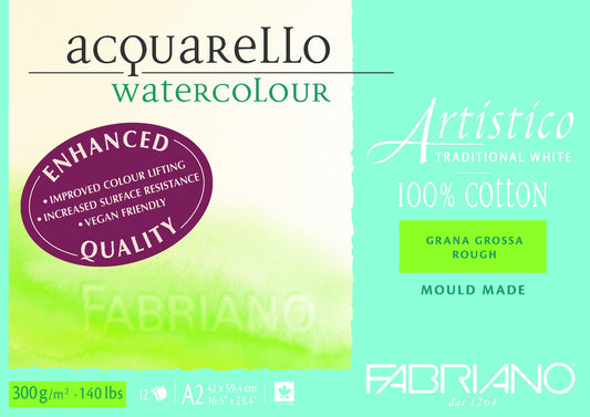 Fabriano Artistico Wc Enhanced 300Gsm A2 Rough Tw