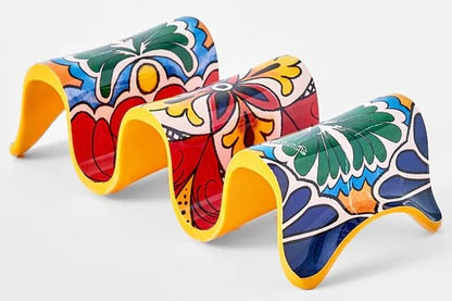 Taco Holder Multiple Yellow