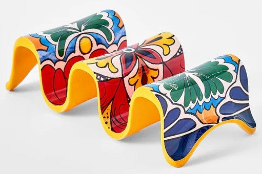 Taco Holder Multiple Yellow