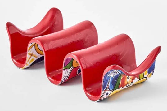 Taco Holder Multiple Red