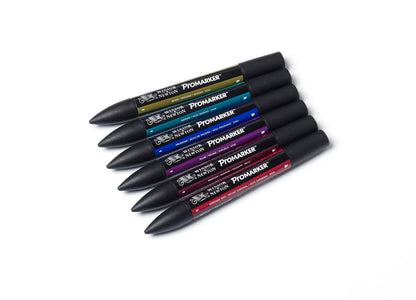 Winsor & Newton Promarker Rich Tones Set 6