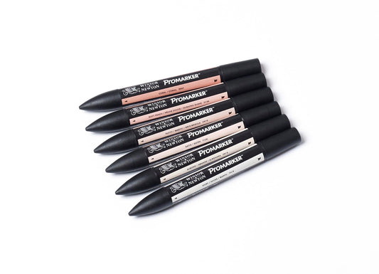Winsor & Newton Promarker Skin Tones Set #1 Set 6