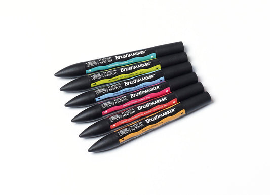 Winsor & Newton Brushmarker Mid Tones Set 6