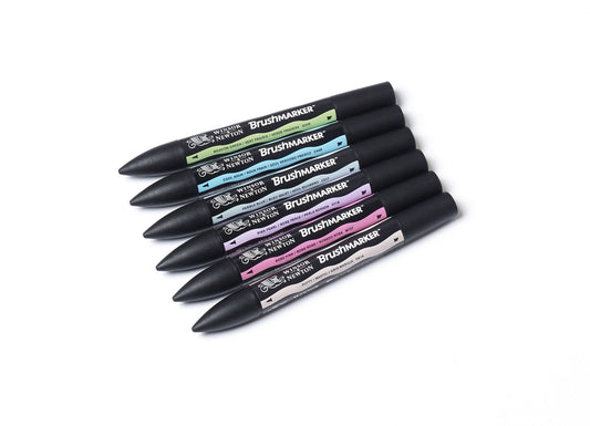 Winsor & Newton Brushmarker Pastel Tones Set 6