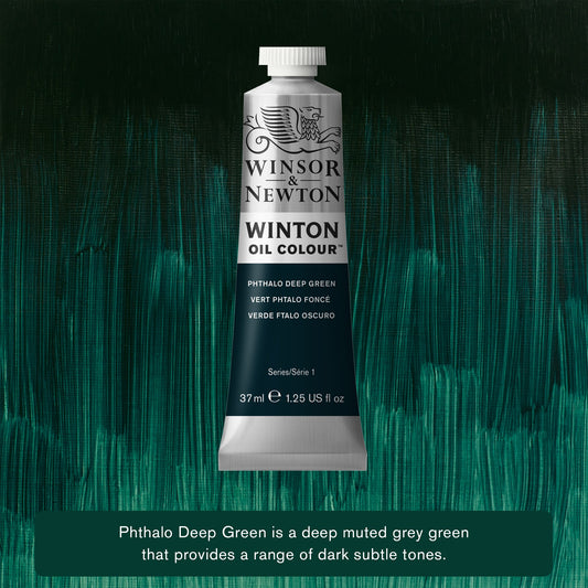 Winsor & Newton Winton Oil 37ml Phthalo Dp Green 048