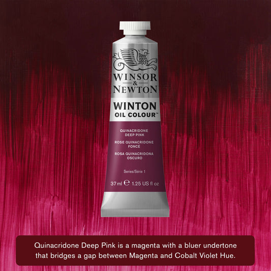 Winsor & Newton Winton Oil 37ml Quin Dp Pink 250