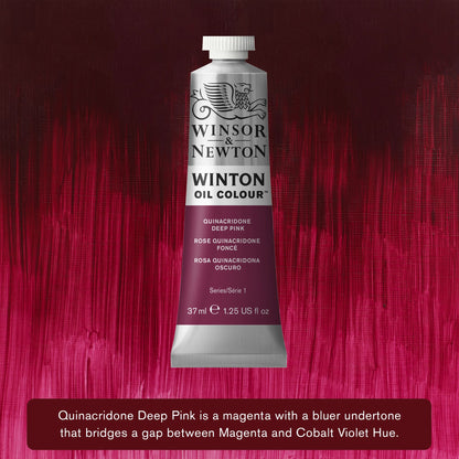 Winsor & Newton Winton Oil 37ml Quin Dp Pink 250