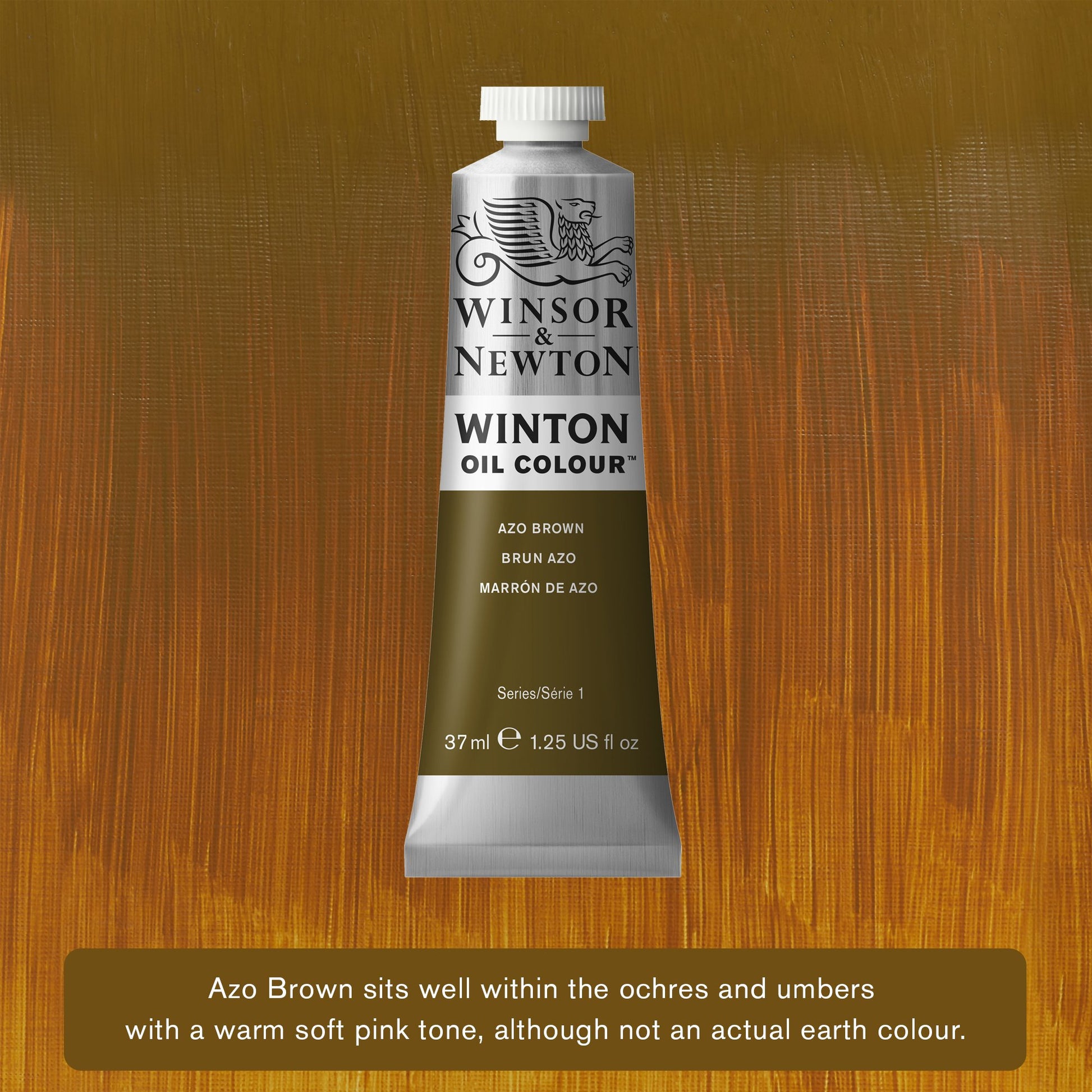 Winsor & Newton Winton Oil 37ml Azo Brown 389