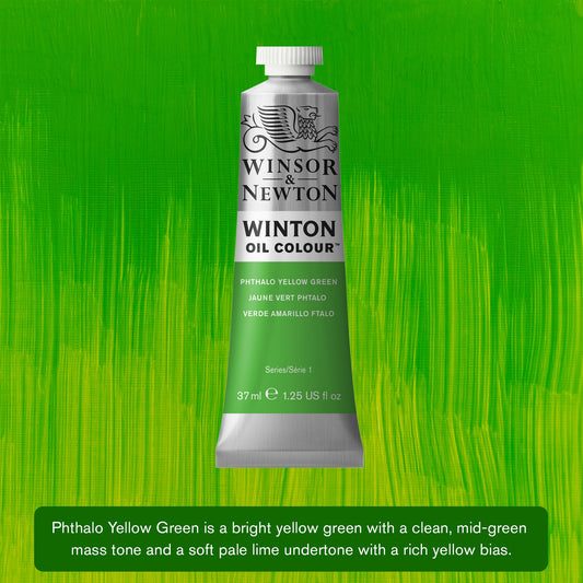 Winsor & Newton Winton Oil 37ml Phthalo Yellow Green 403