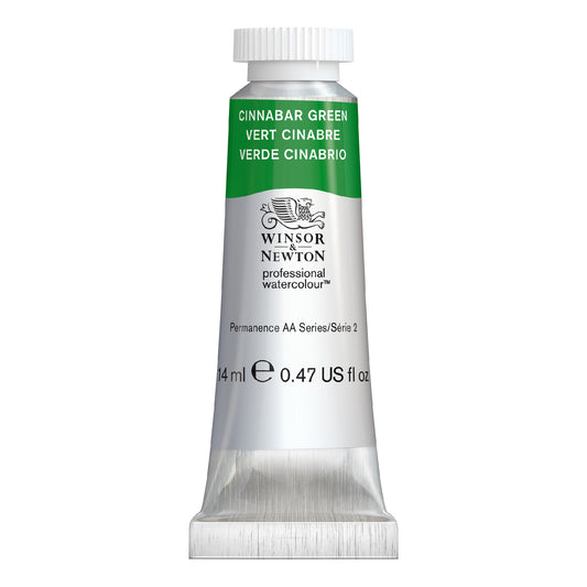 Winsor and Newton Professional Watercolour 14Ml Cinnabar Green S2