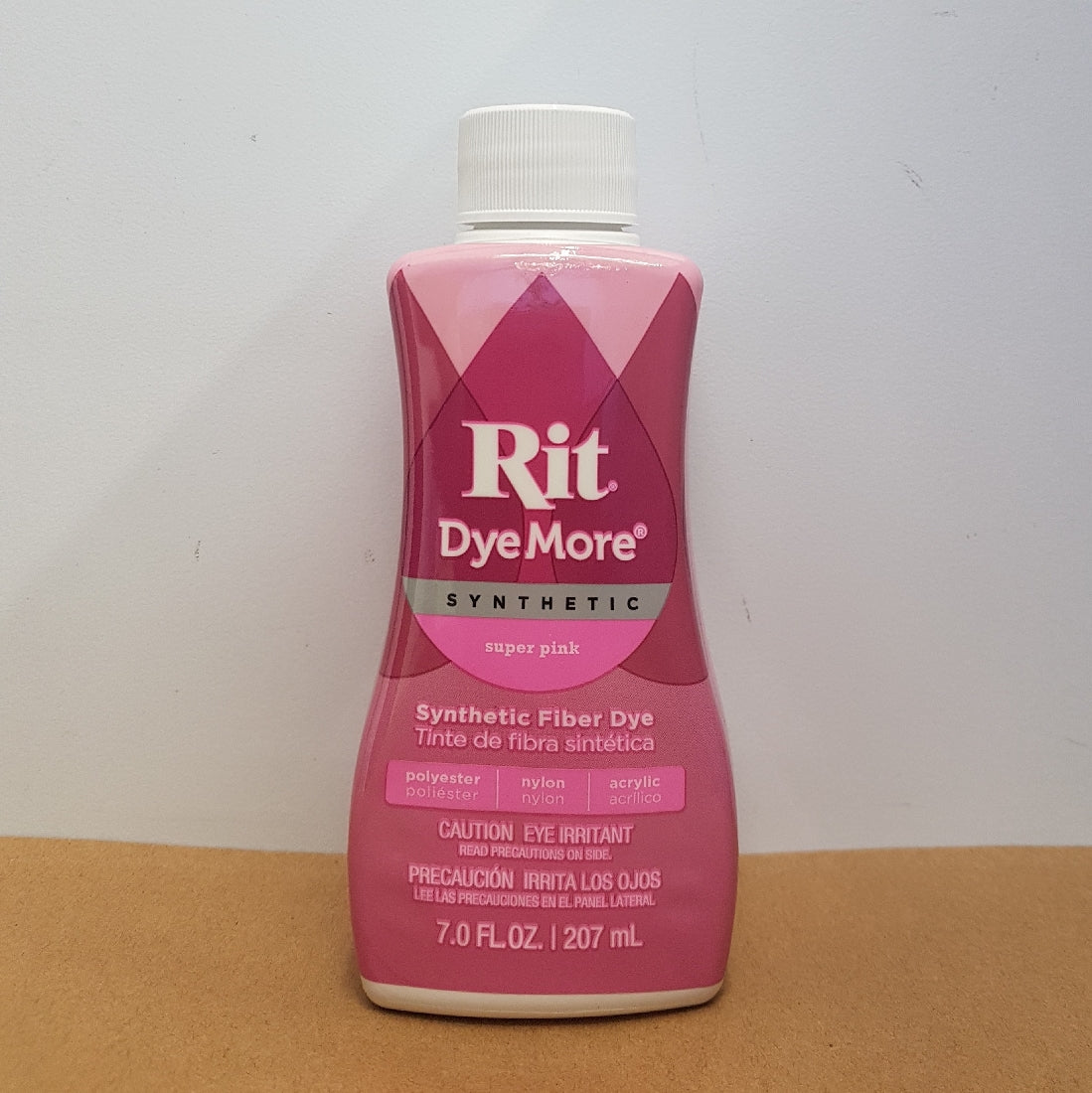 RIT DYE RIT FABRIC LIQUID DYE SYNTHETIC 7OZ (207ml) dyemore - super pink