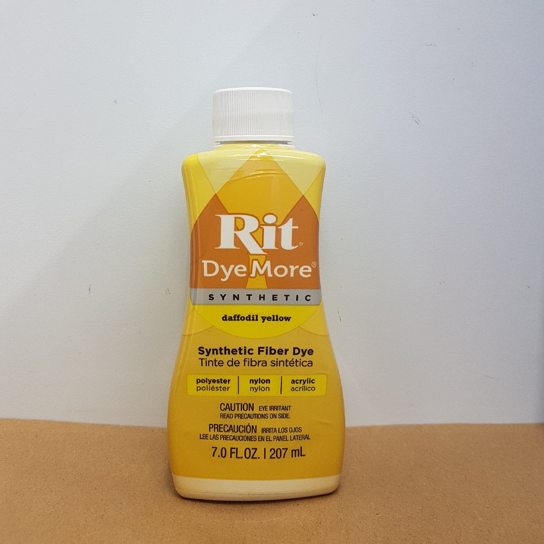 RIT DYE RIT FABRIC LIQUID DYE SYNTHETIC 7OZ (207ML) dyemore - daffodil yellow