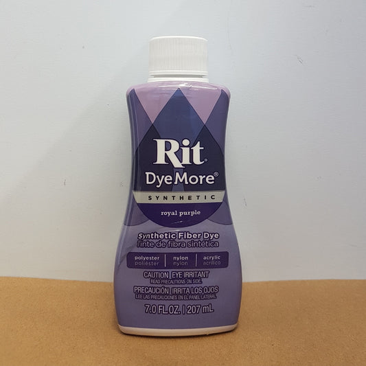 RIT DYE RIT FABRIC LIQUID DYE SYNTHETIC 7OZ (207ml) dyemore - royal purple