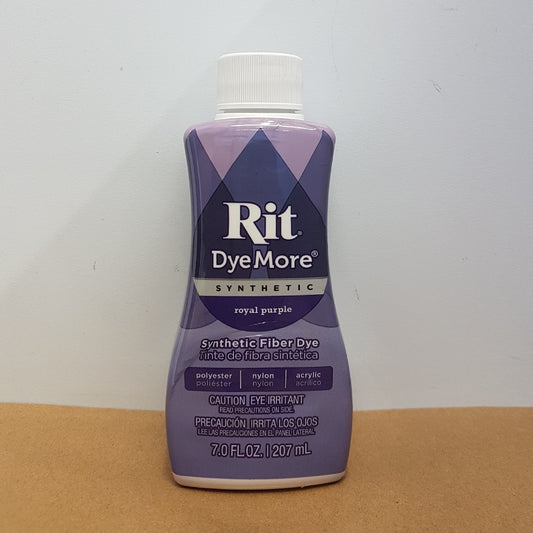 Rit Dye Rit Fabric Liquid Dye Synthetic 7oz (207ml) Dyemore - Royal Purple