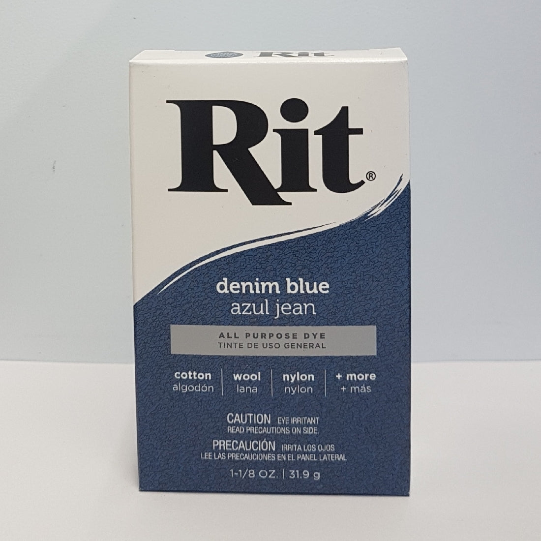 Rit Dye Rit Fabric Powder Dye All-purpose 1.125oz (31.9g) Denim Blue