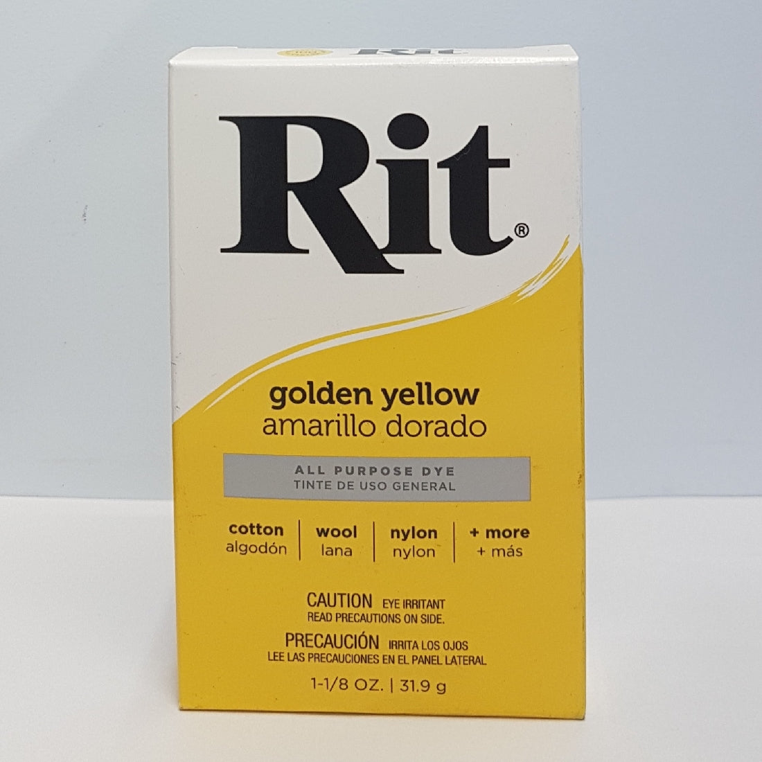 Rit Dye Rit Fabric Powder Dye All-purpose 1.125oz (31.9g) Golden Yellow