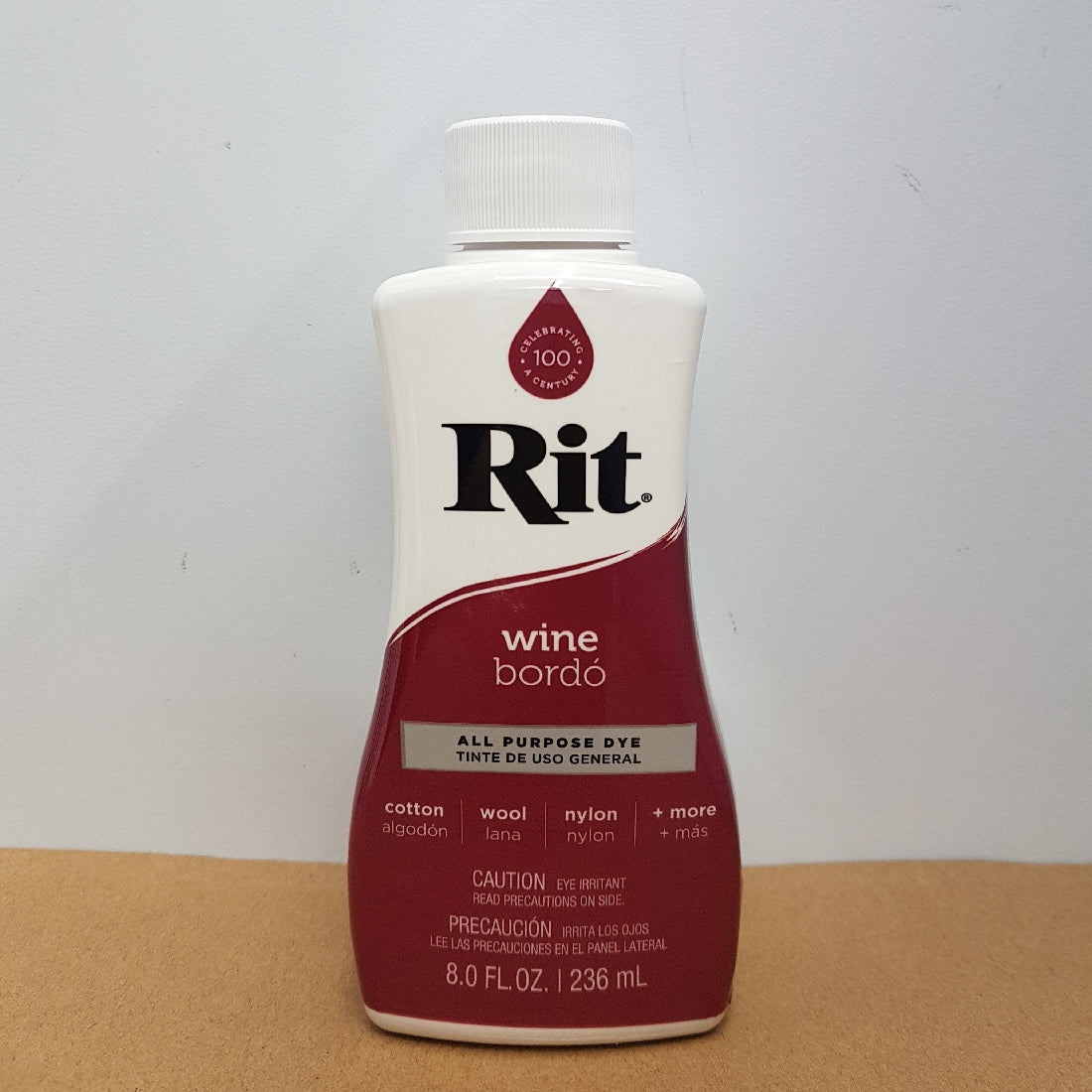 Rit Dye Rit Fabric Liquid Dye All-purpose 8oz (236ml) Wine