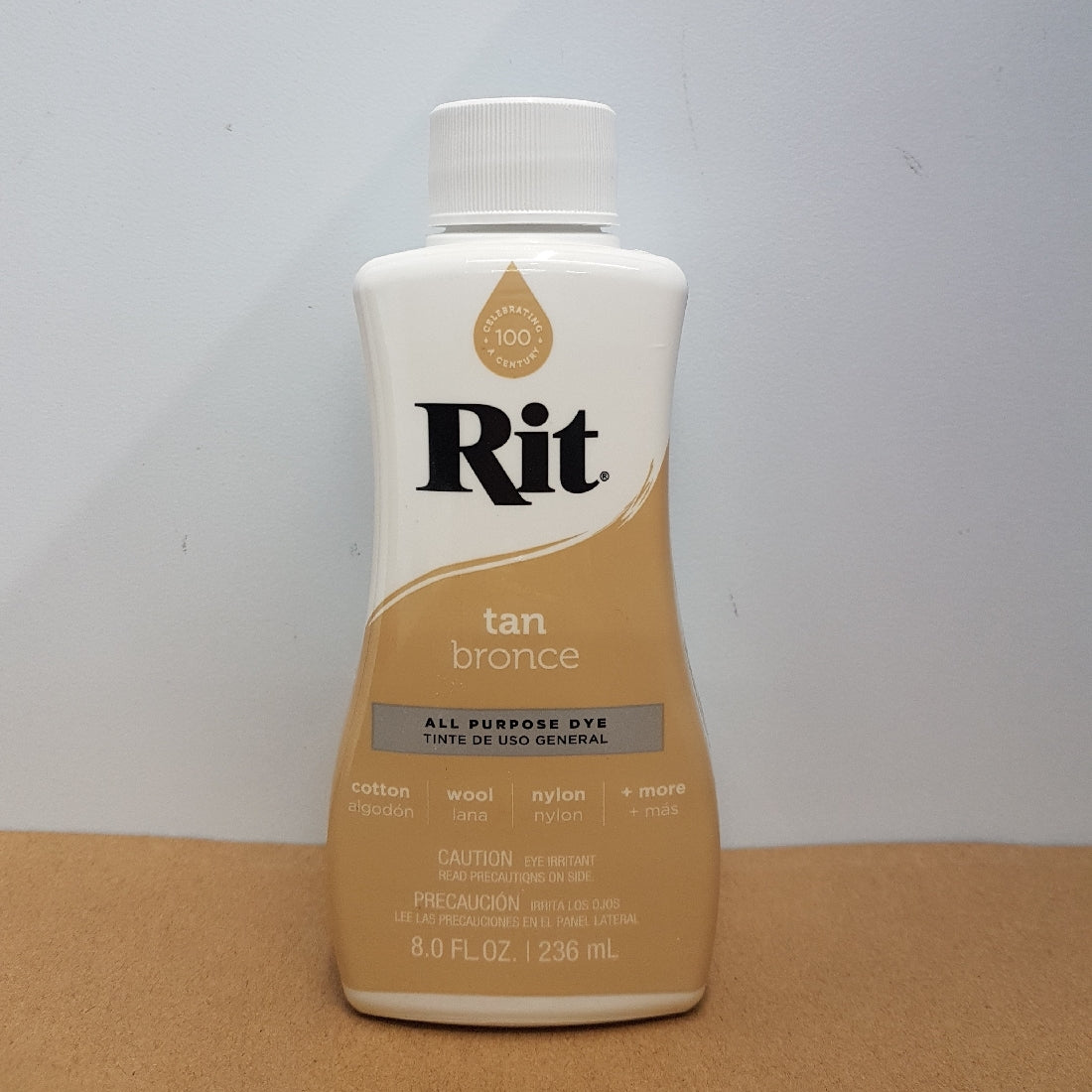 Rit Dye Rit Fabric Liquid Dye All-purpose 8oz (236ml) Tan