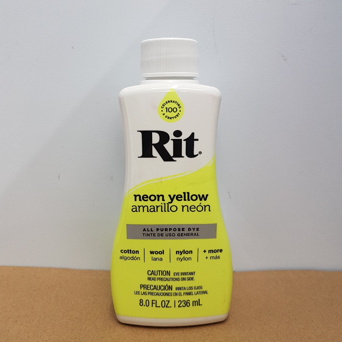 Rit Dye Rit Fabric Liquid Dye All-purpose 8oz (236ml) Neon Yellow