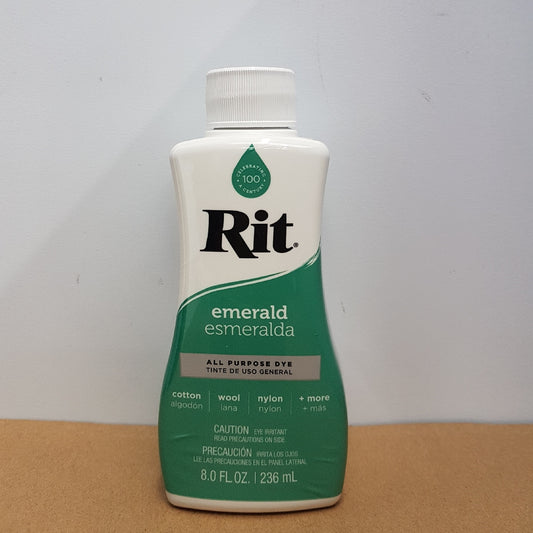 Rit Dye Rit Fabric Liquid Dye All-purpose 8oz (236ml) Emerald