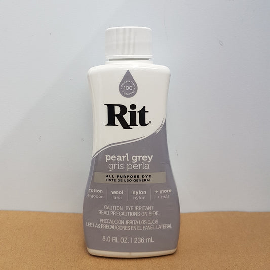 Rit Dye Rit Fabric Liquid Dye All-purpose 8oz (236ml) Pearl Grey