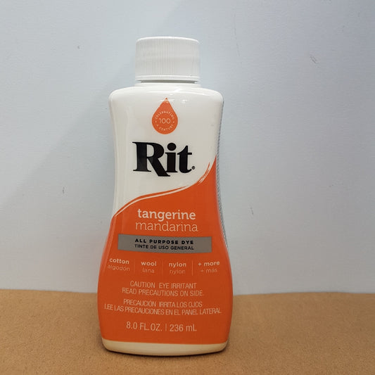 RIT DYE RIT FABRIC LIQUID DYE ALL-PURPOSE 8OZ (236ML) tangerine