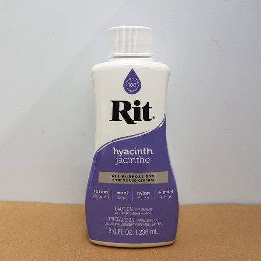 Rit Dye Rit Fabric Liquid Dye All-purpose 8oz (236ml) Hyacinth