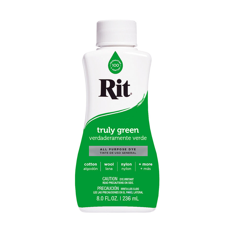 Rit Dye Rit Fabric Liquid Dye All-purpose 8oz (236ml) Truly Green