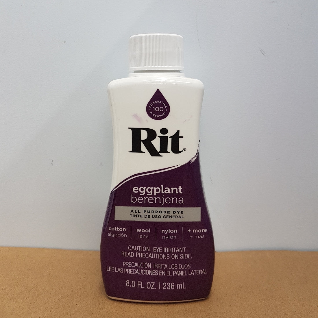 Rit Dye Rit Fabric Liquid Dye All-purpose 8oz (236ml) Eggplant