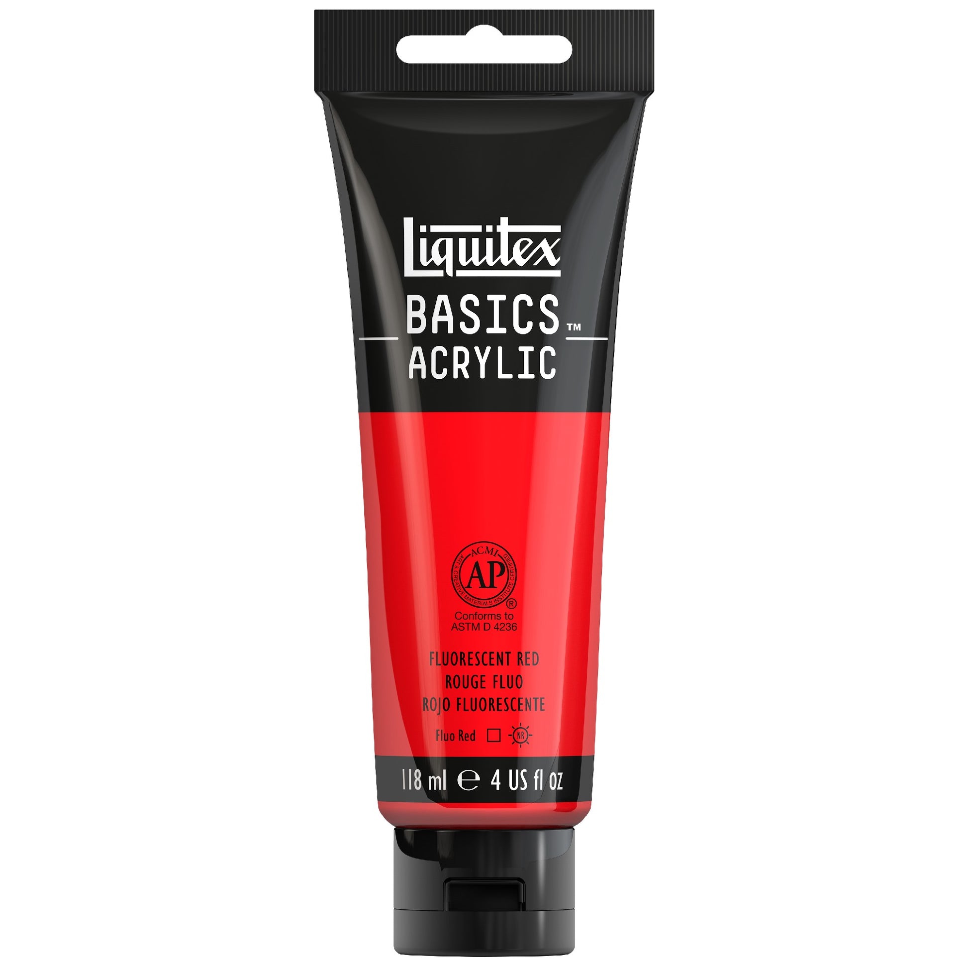 Liquitex Basics Acrylic 118ml Fluro Red