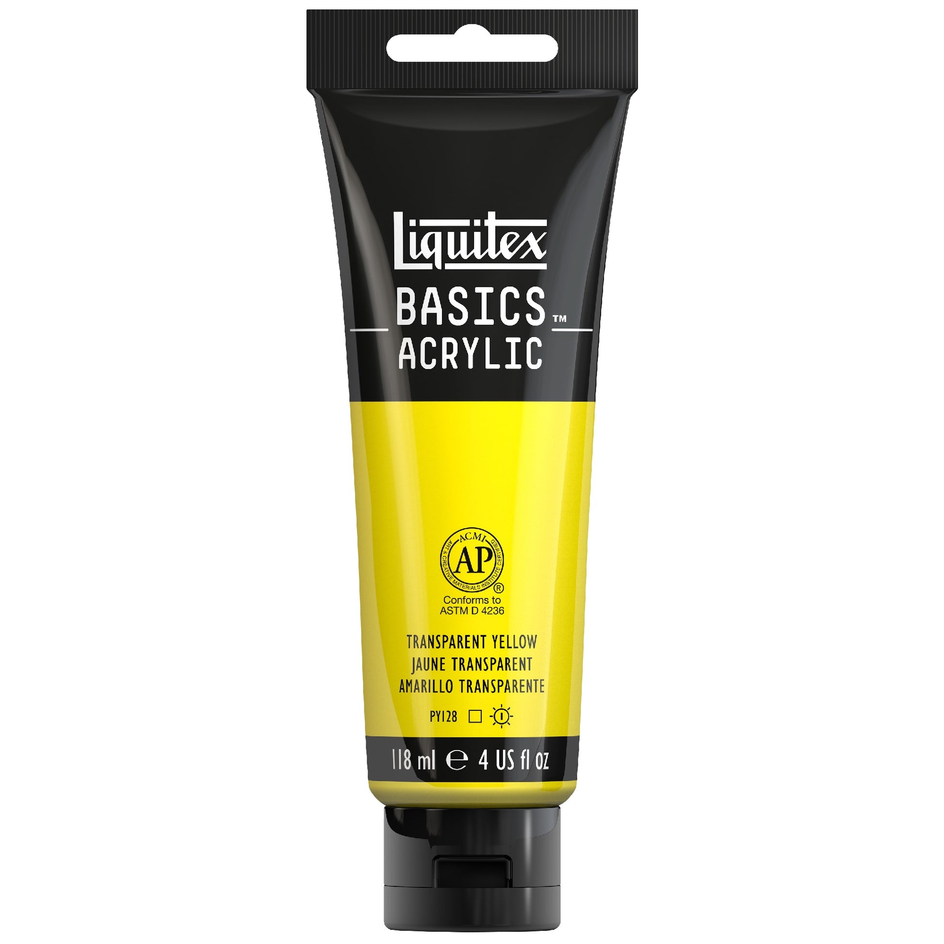 Liquitex Basics Acrylic 118ml Transparent Yellow