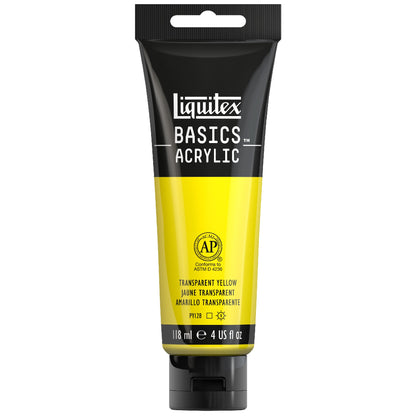 Liquitex Basics Acrylic 118ml Transparent Yellow