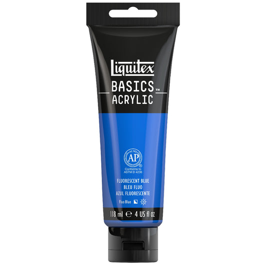 Liquitex Basics Acrylic 118ml Fluro Blue