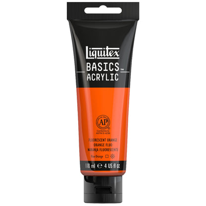 Liquitex Basics Acrylic 118ml Fluro Orange