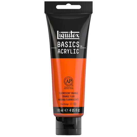 Liquitex Basics Acrylic 118ml Fluro Orange