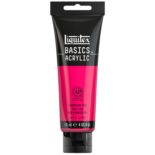 Liquitex Basics Acrylic 118ml Fluro Pink