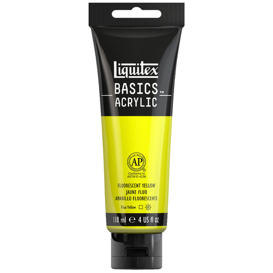 Liquitex Basics Acrylic 118ml Fluro Yellow
