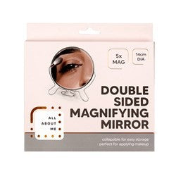 Mirror Plain & Magnified 14cm w/ Stand