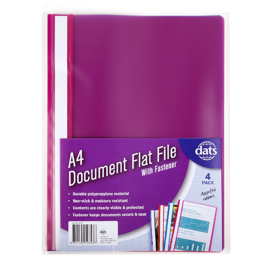 File Flat A4 Pk4